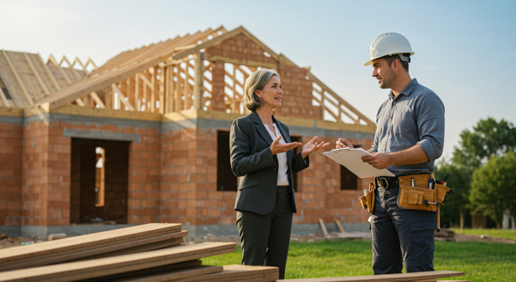 customer and builder negotiating price